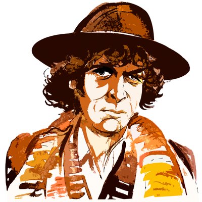 Tom Baker as Doctor Who by Neale Osborne